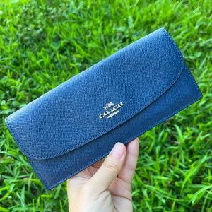 COACH F54008 SOFT WALLET blue